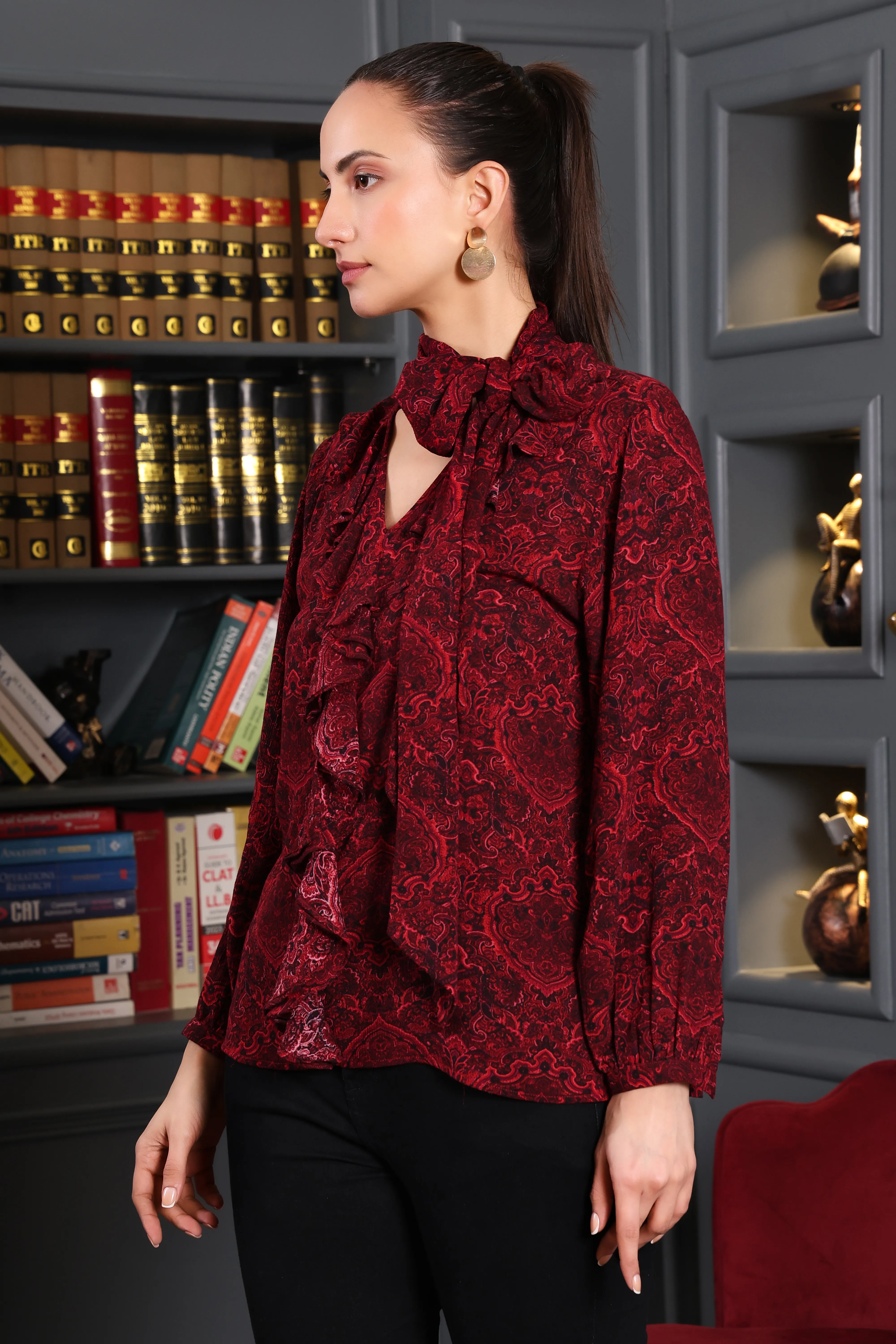 Paisley Bow Blouse alternate view